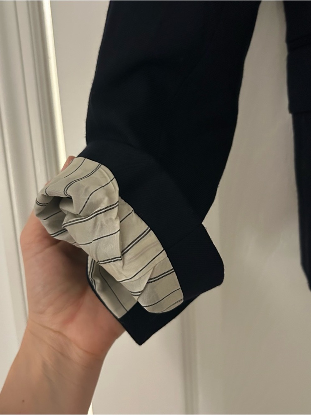 J. Crew Navy Schoolboy Blazer with Gold Buttons 2 - Picture 5 of 6